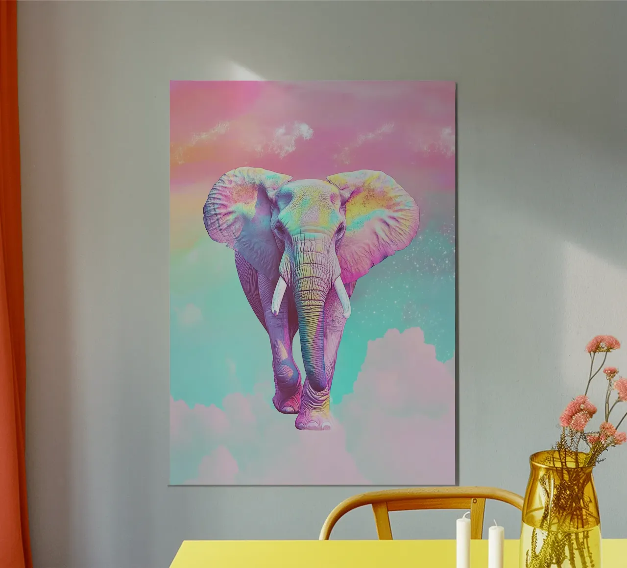 L'éléphant : un géant tout en douceur hahnemühle de Nikis Art Studio