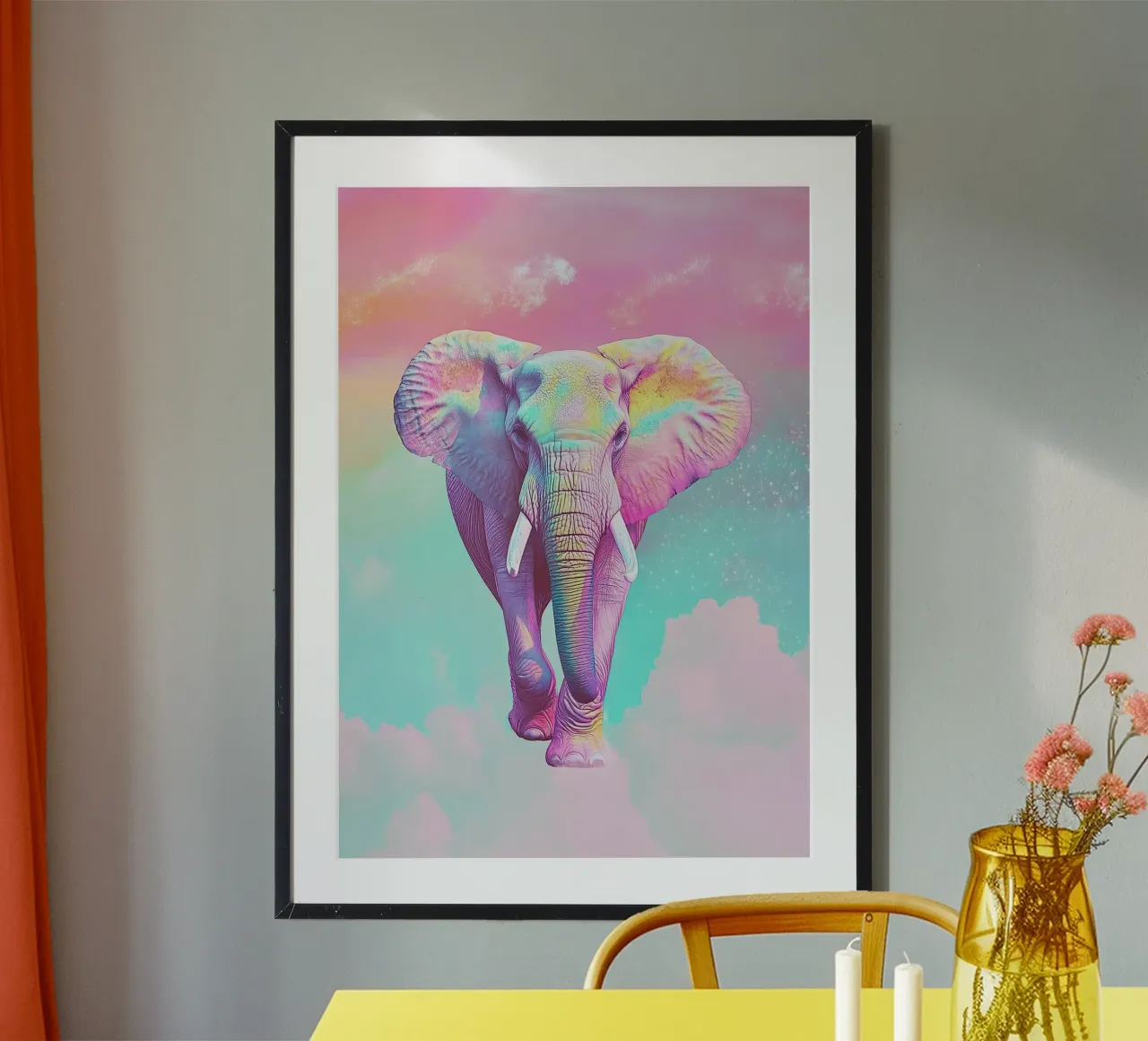 L'éléphant : un géant tout en douceur hahnemühle de Nikis Art Studio