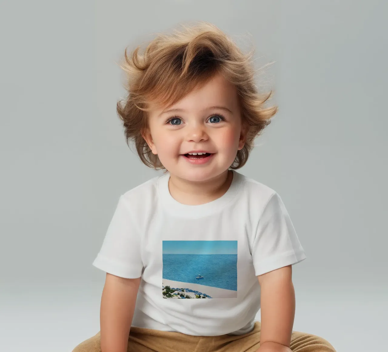 Sea Bureau And Ships - Hiroshi Nagai baby t-shirt by Perdana shop