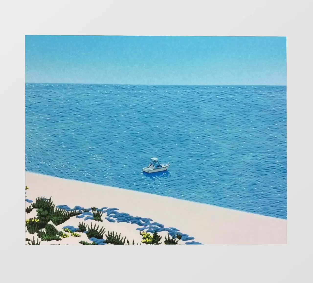 Sea Bureau And Ships - Hiroshi Nagai photo wallpaper by Perdana shop