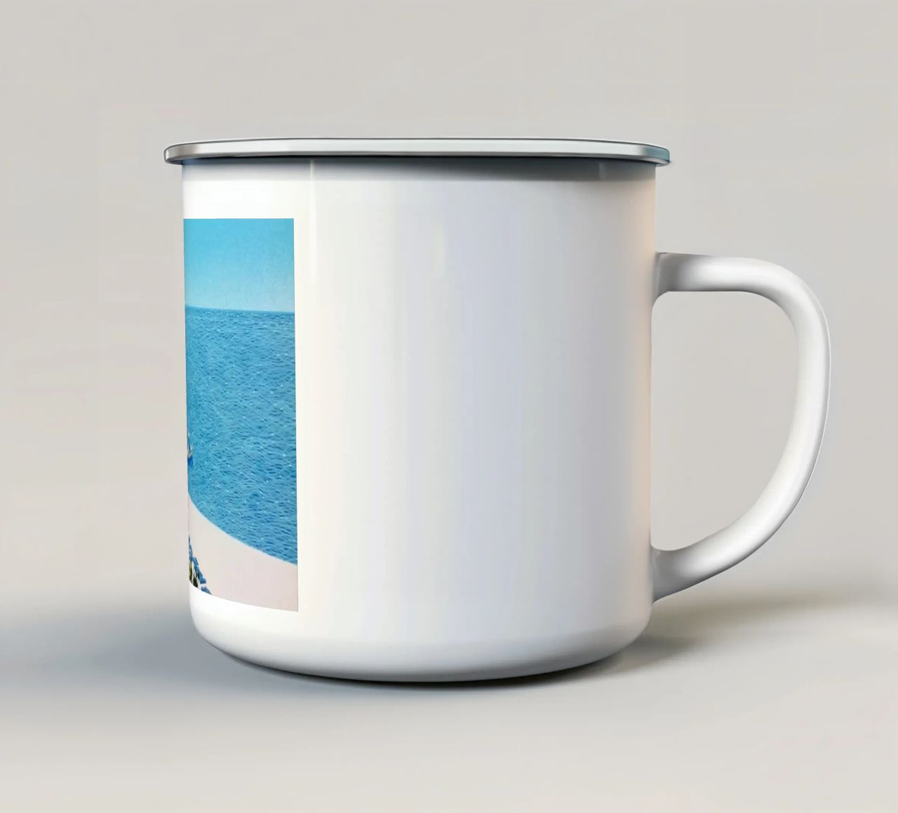 Ufficio marittimo e navi - Hiroshi Nagai tazza in smalto da Perdana shop