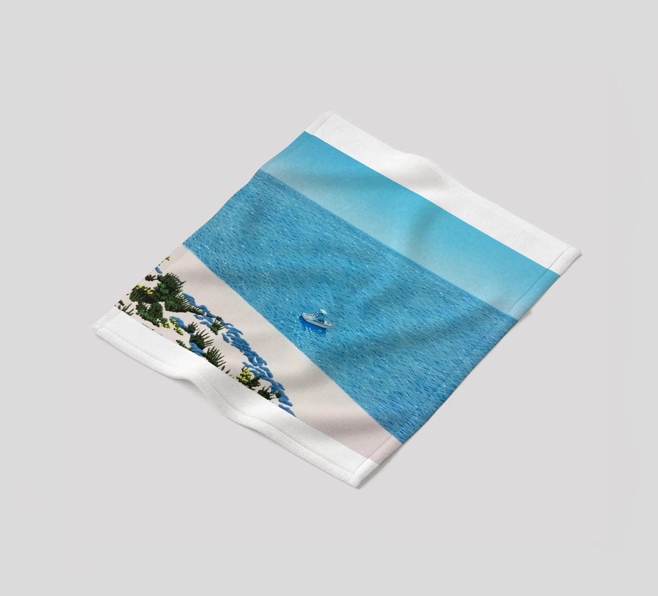 Ufficio marittimo e navi - Hiroshi Nagai coperta in pile da Perdana shop
