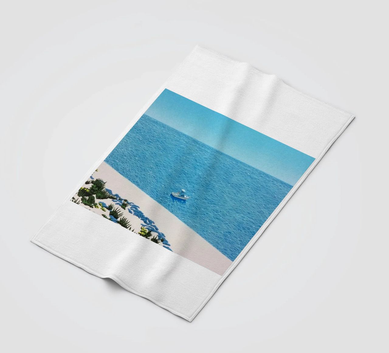 Ufficio marittimo e navi - Hiroshi Nagai coperta in pile da Perdana shop