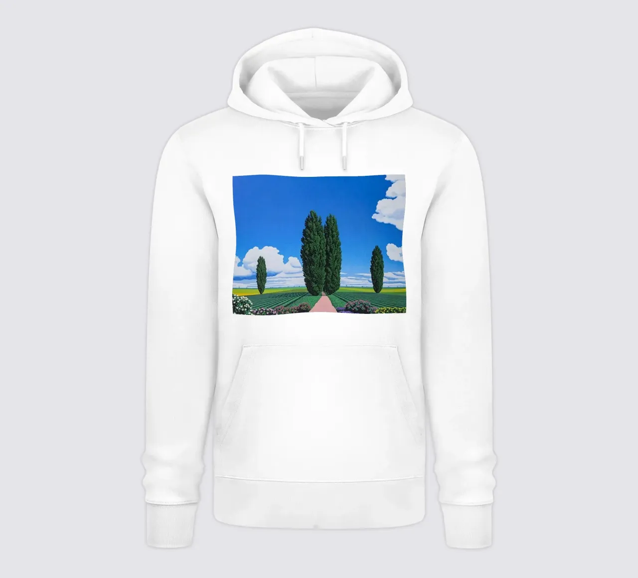 Due alberi Hiroshi Nagai felpa con cappuccio da Perdana shop