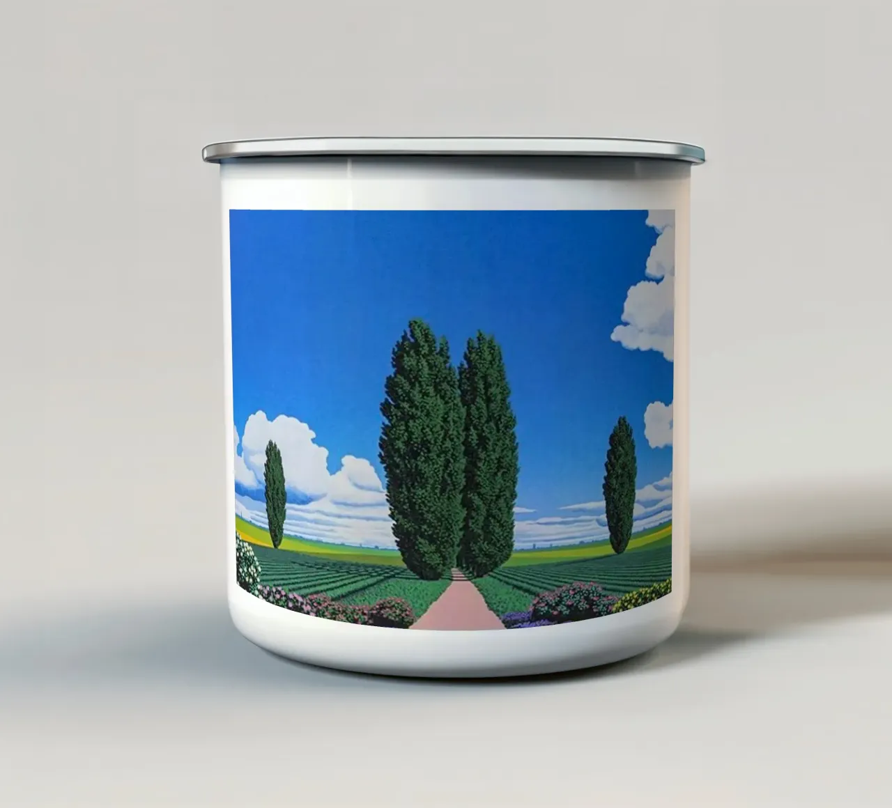 Due alberi Hiroshi Nagai tazza in smalto da Perdana shop