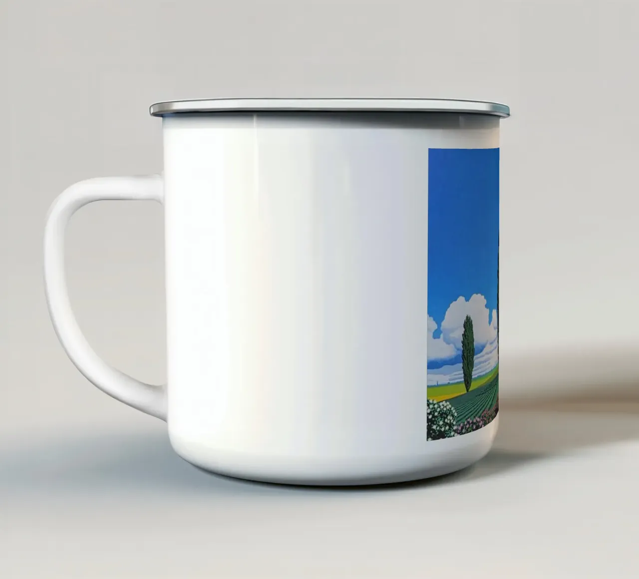 Due alberi Hiroshi Nagai tazza in smalto da Perdana shop