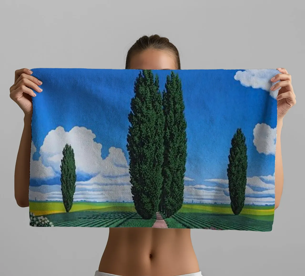 Two Trees Hiroshi Nagai towel by Perdana shop