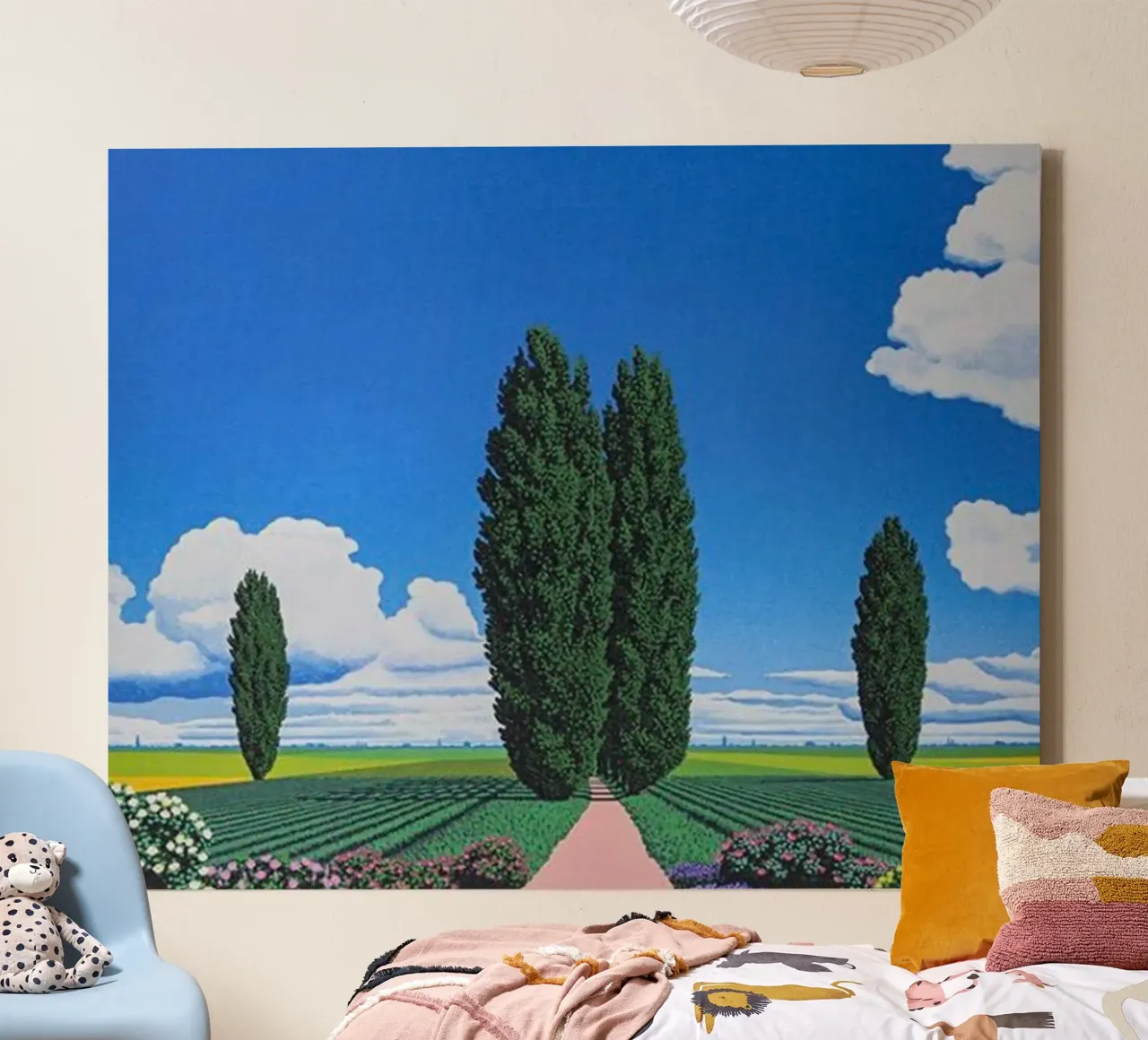 Two Trees Hiroshi Nagai canvas by Perdana shop