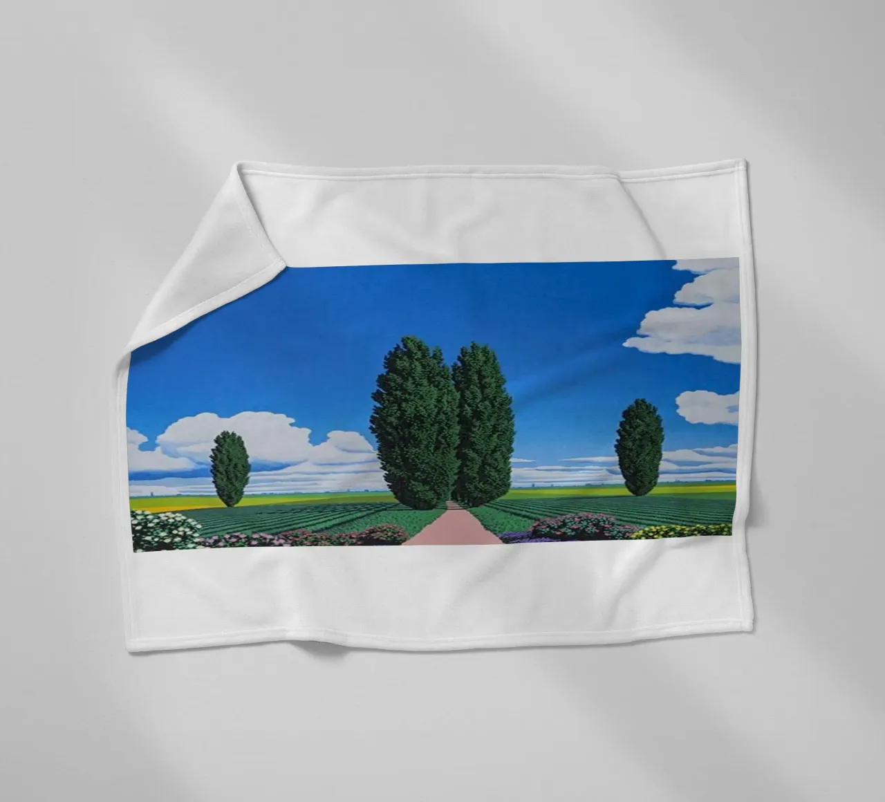 Due alberi Hiroshi Nagai coperta in pile da Perdana shop
