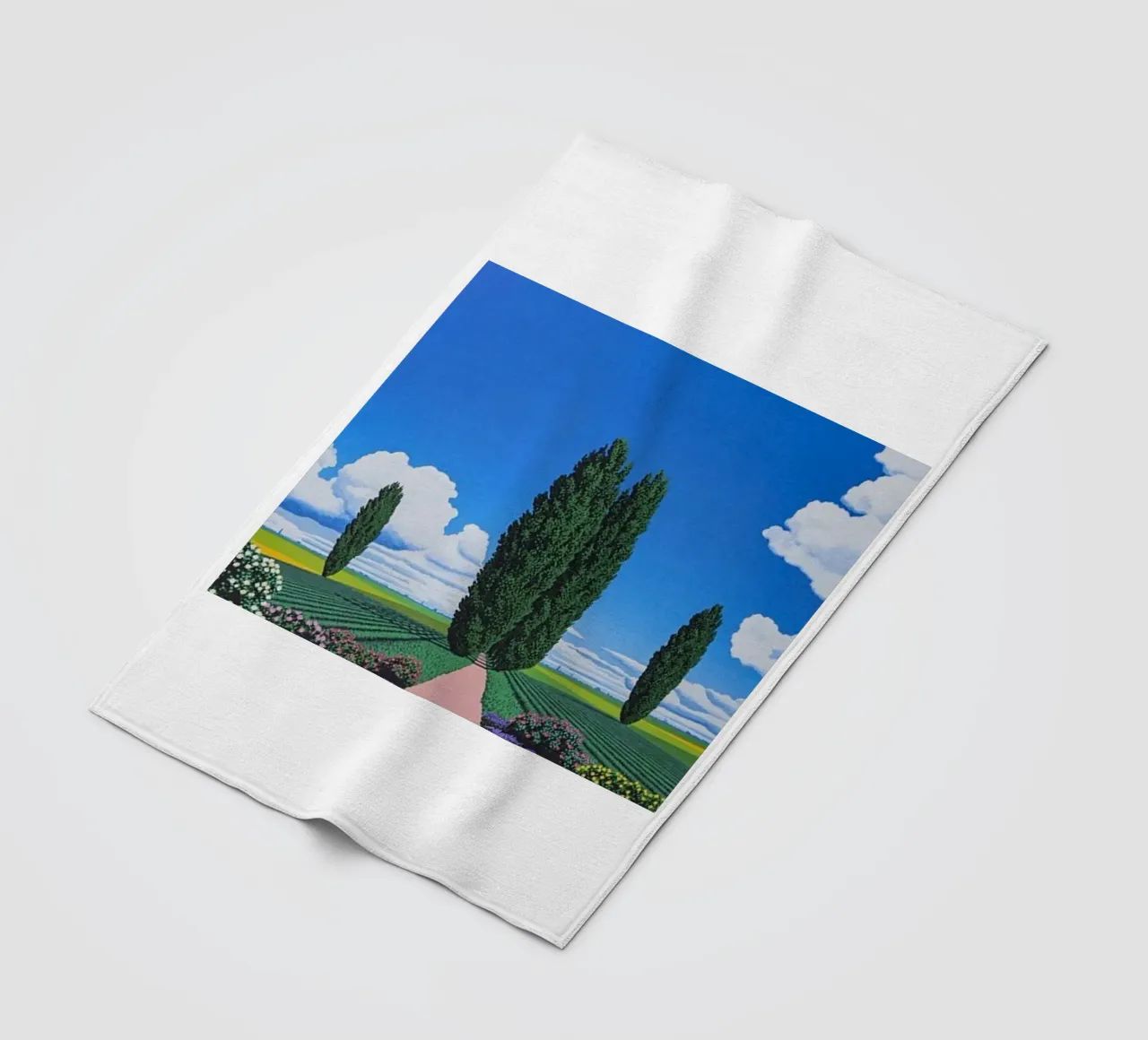 Due alberi Hiroshi Nagai coperta in pile da Perdana shop