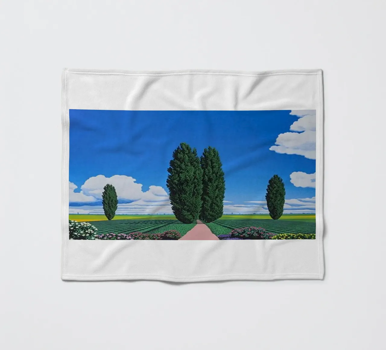 Due alberi Hiroshi Nagai coperta in pile da Perdana shop