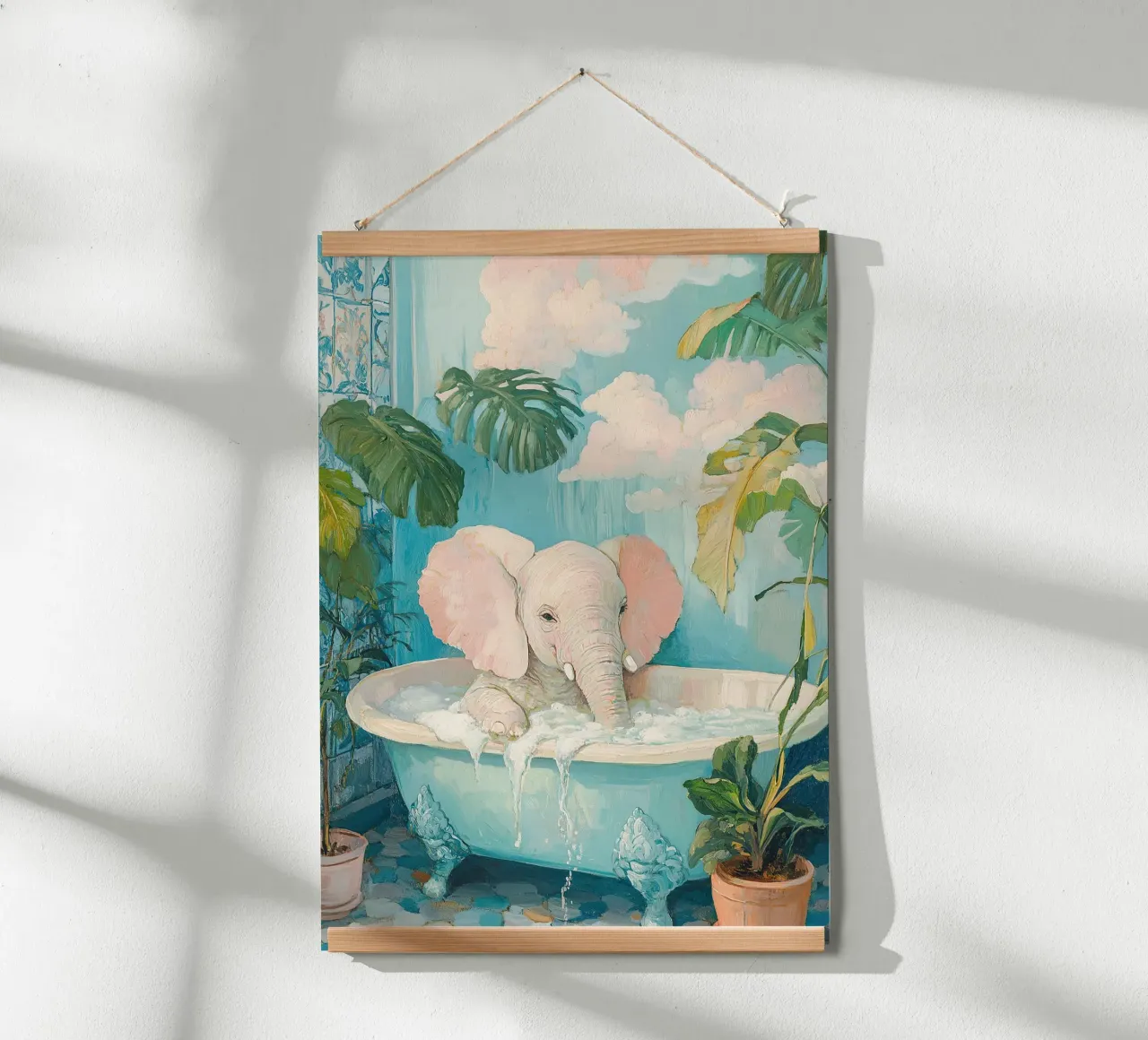 Elefante: divertimento a sprazzi carta hahnemühle da Nikis Art Studio
