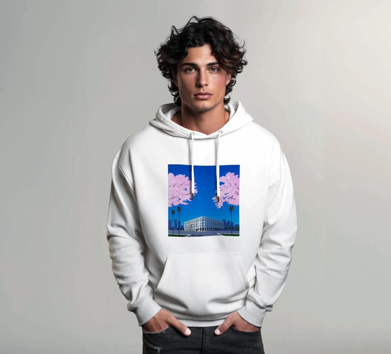 Sakura Hiroshi Nagai felpa con cappuccio da Perdana shop
