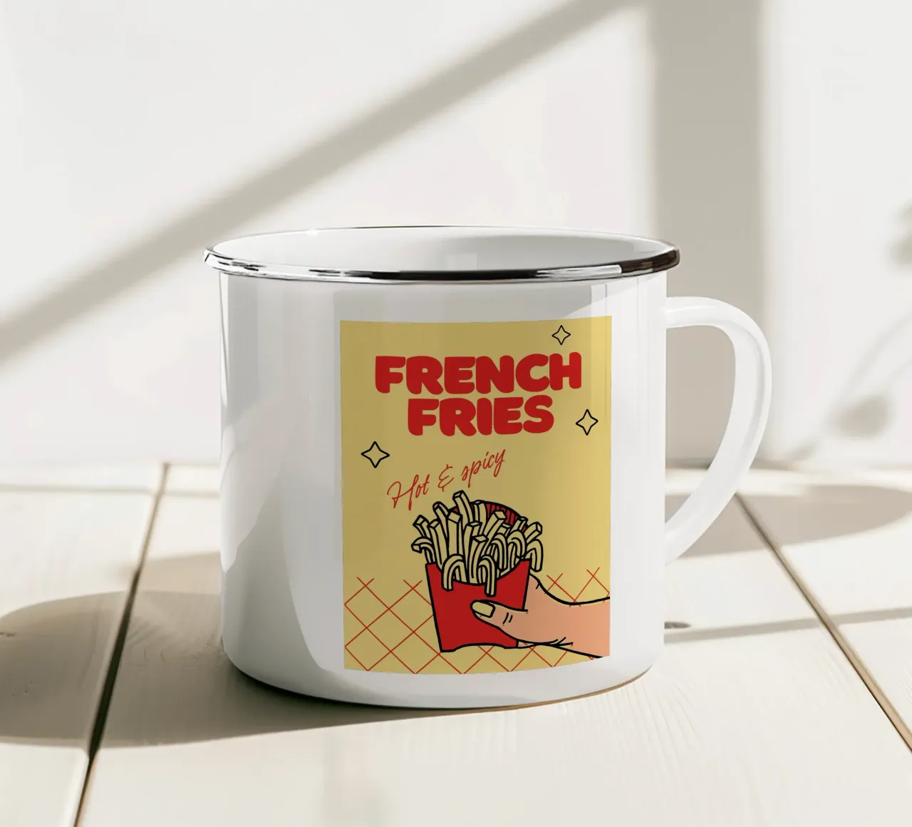 French Fries tazza in smalto da Dreamer10
