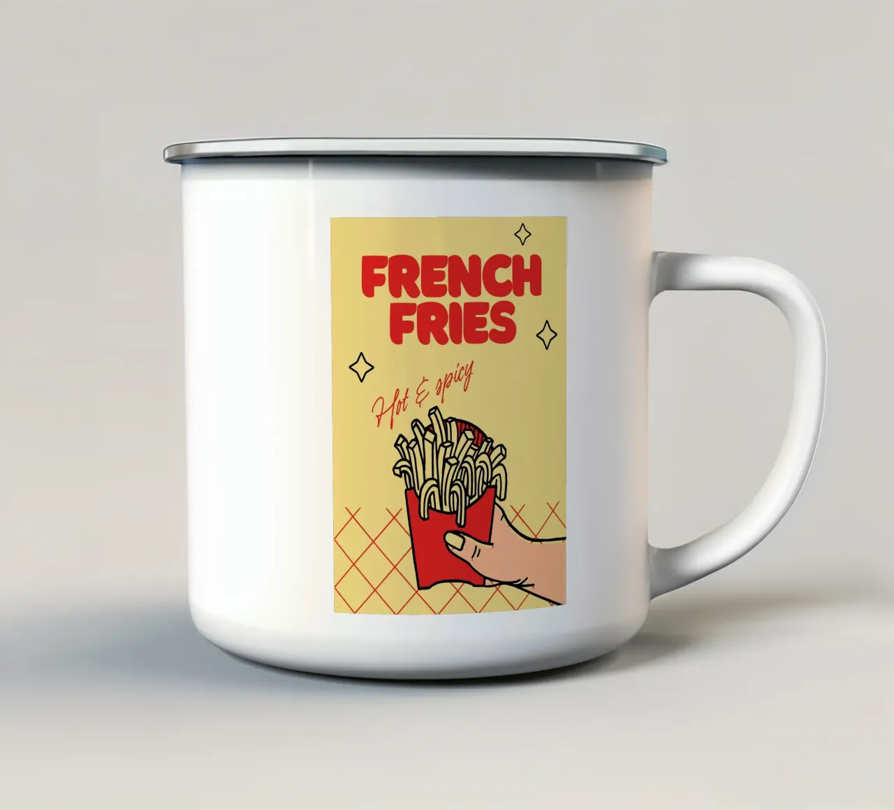 French Fries tazza in smalto da Dreamer10