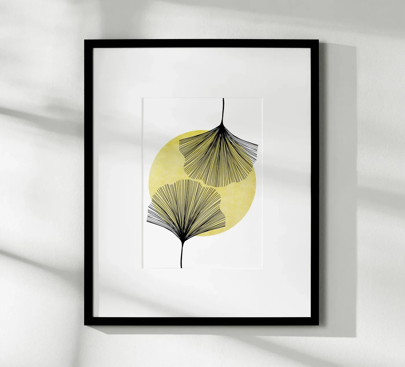Gingkgo sun poster van BAINAI