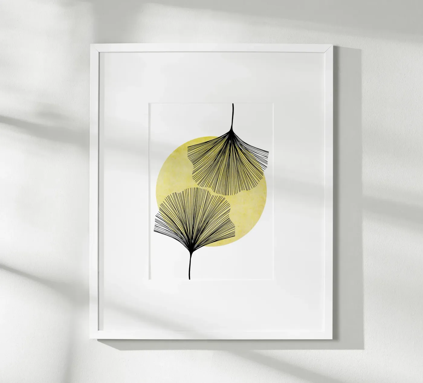 Gingkgo sun poster van BAINAI