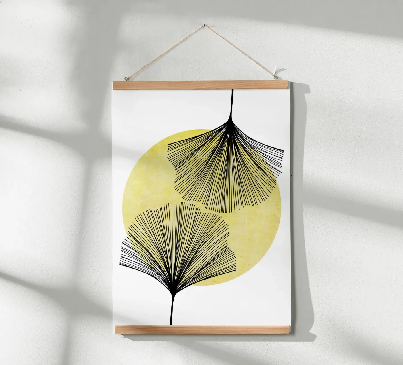 Gingkgo sun poster van BAINAI
