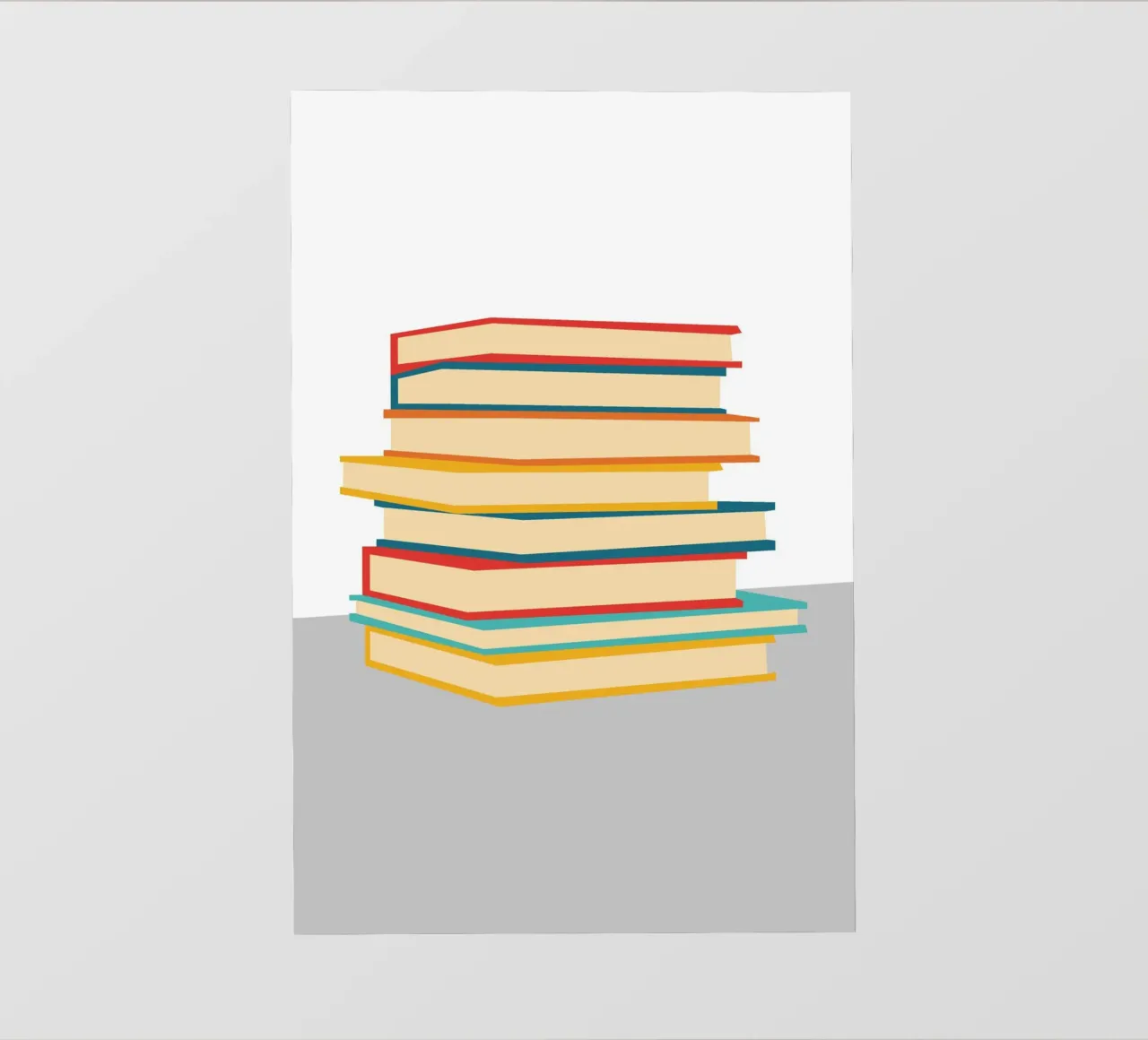 Stack Book Minimalist pellicola backlit da galihstudio