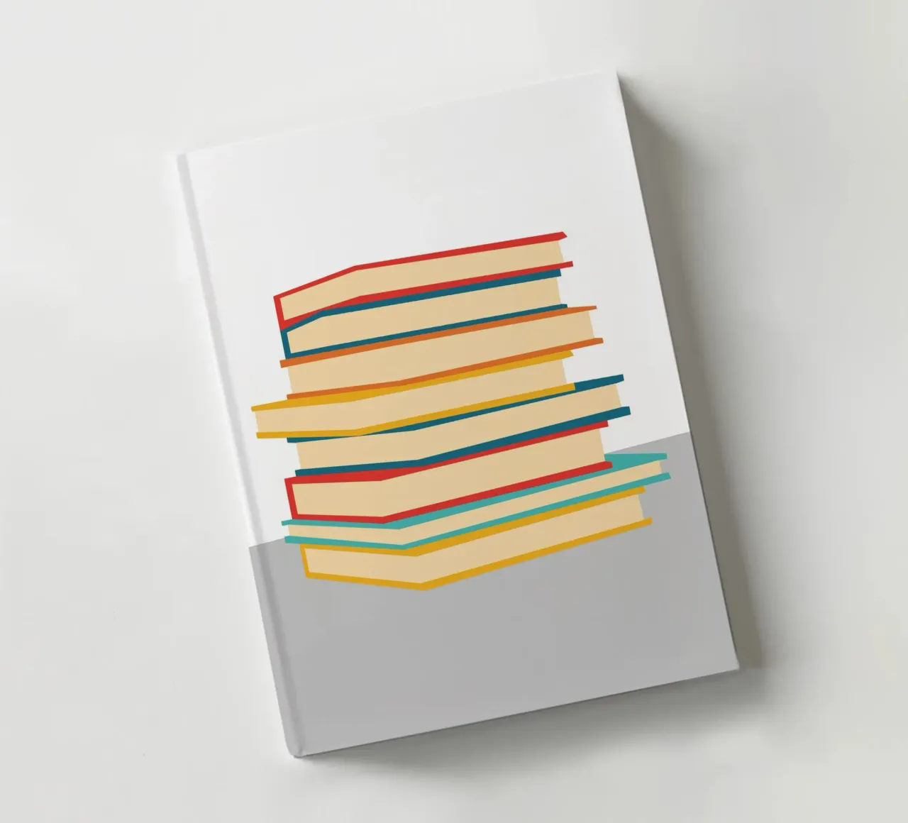 Stack Book Minimalist notebook by galihstudio