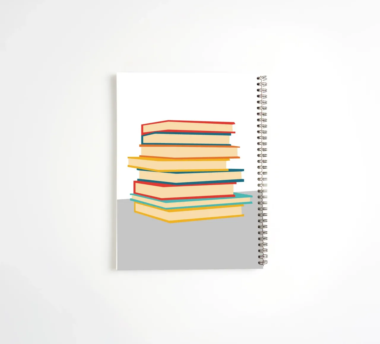 Stack Book Minimalist spiral notebook by galihstudio