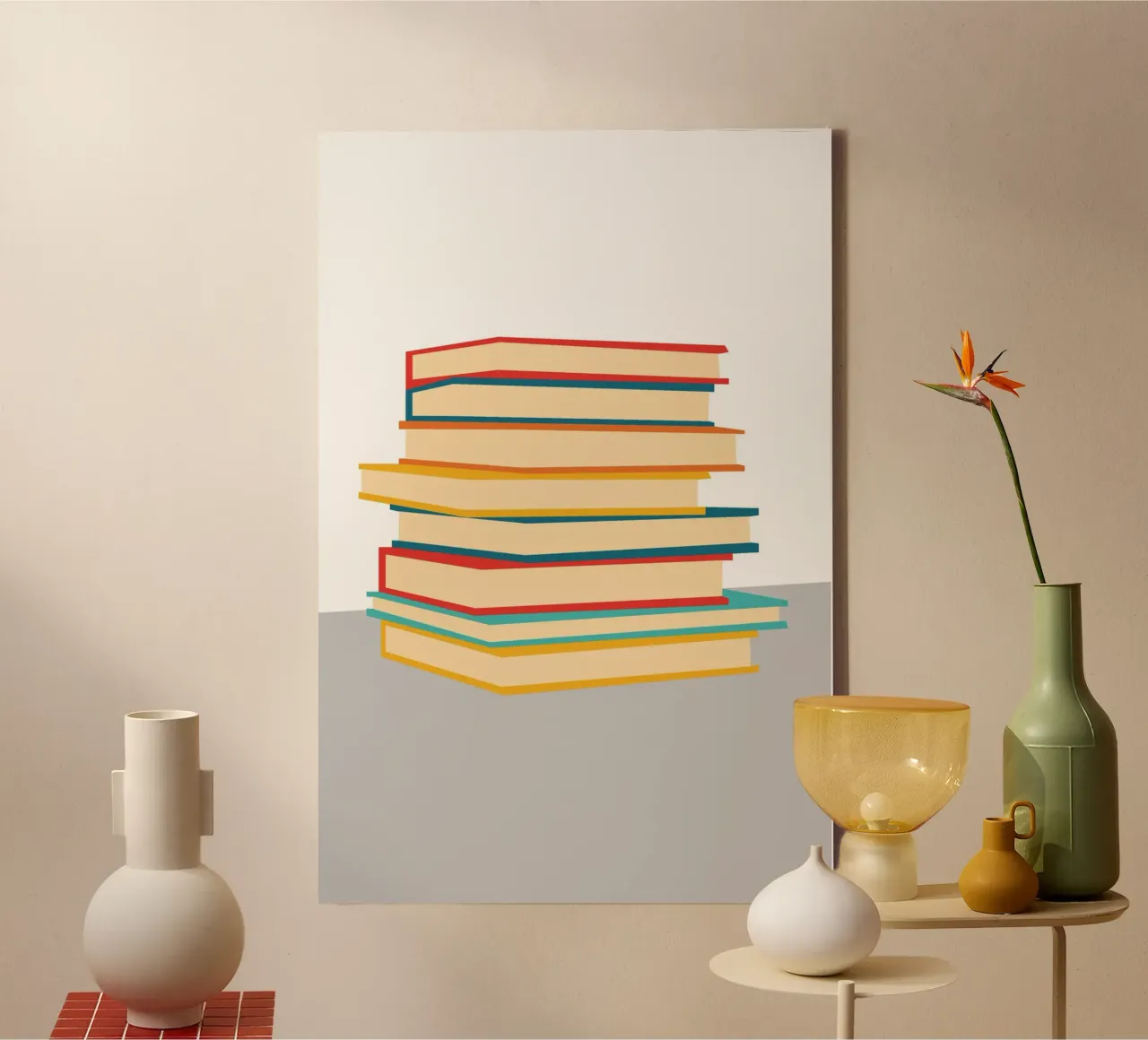 Stack Book Minimalist tela da galihstudio
