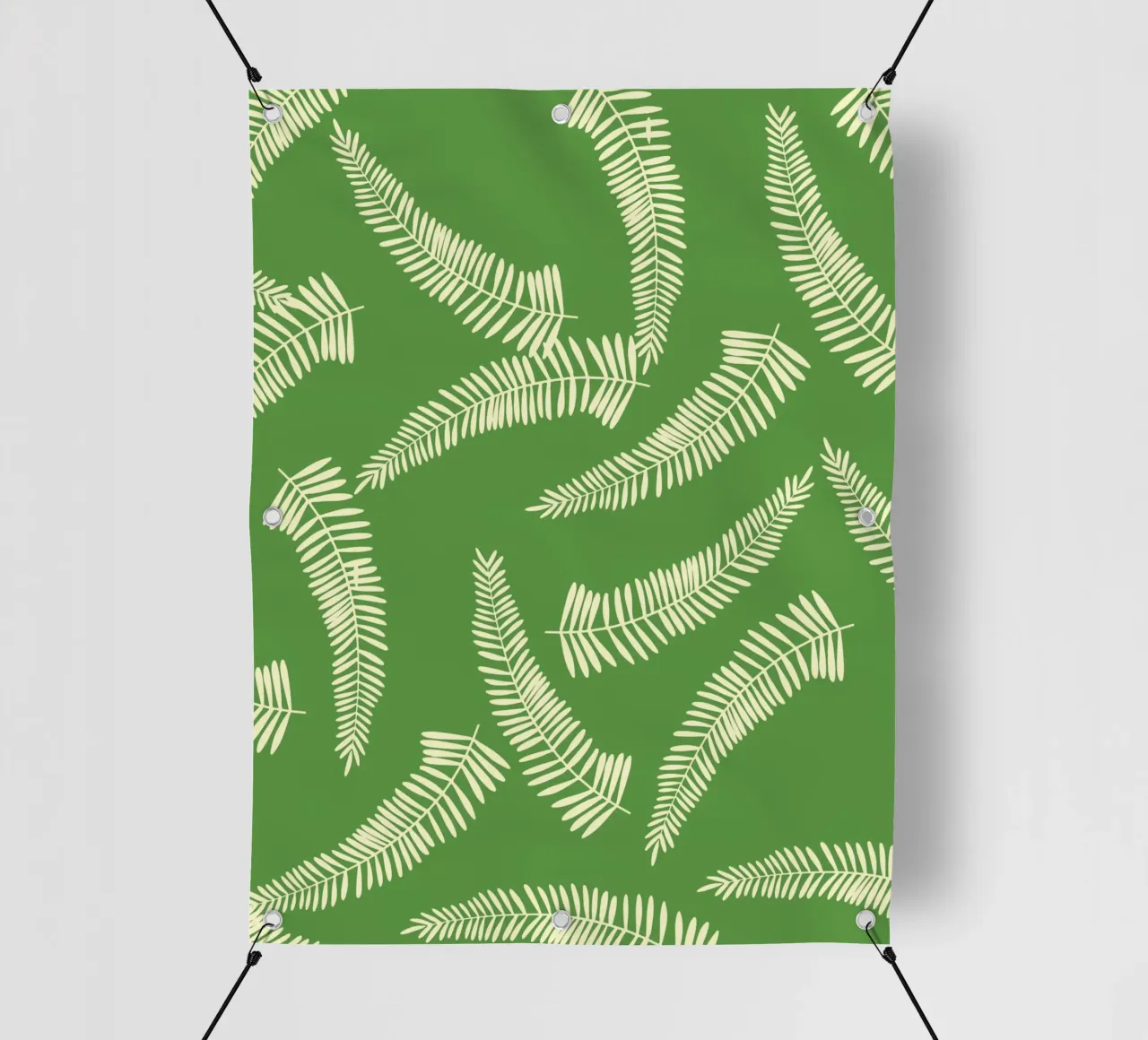 Foglie di palma verde telo in pvc da EDMPROJECT