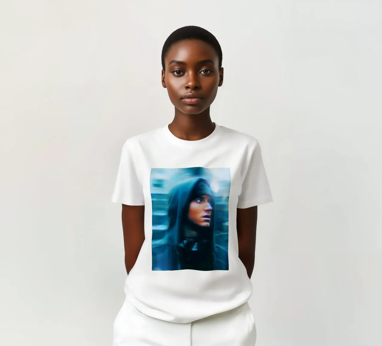 Eminem t-shirt da Low poly art