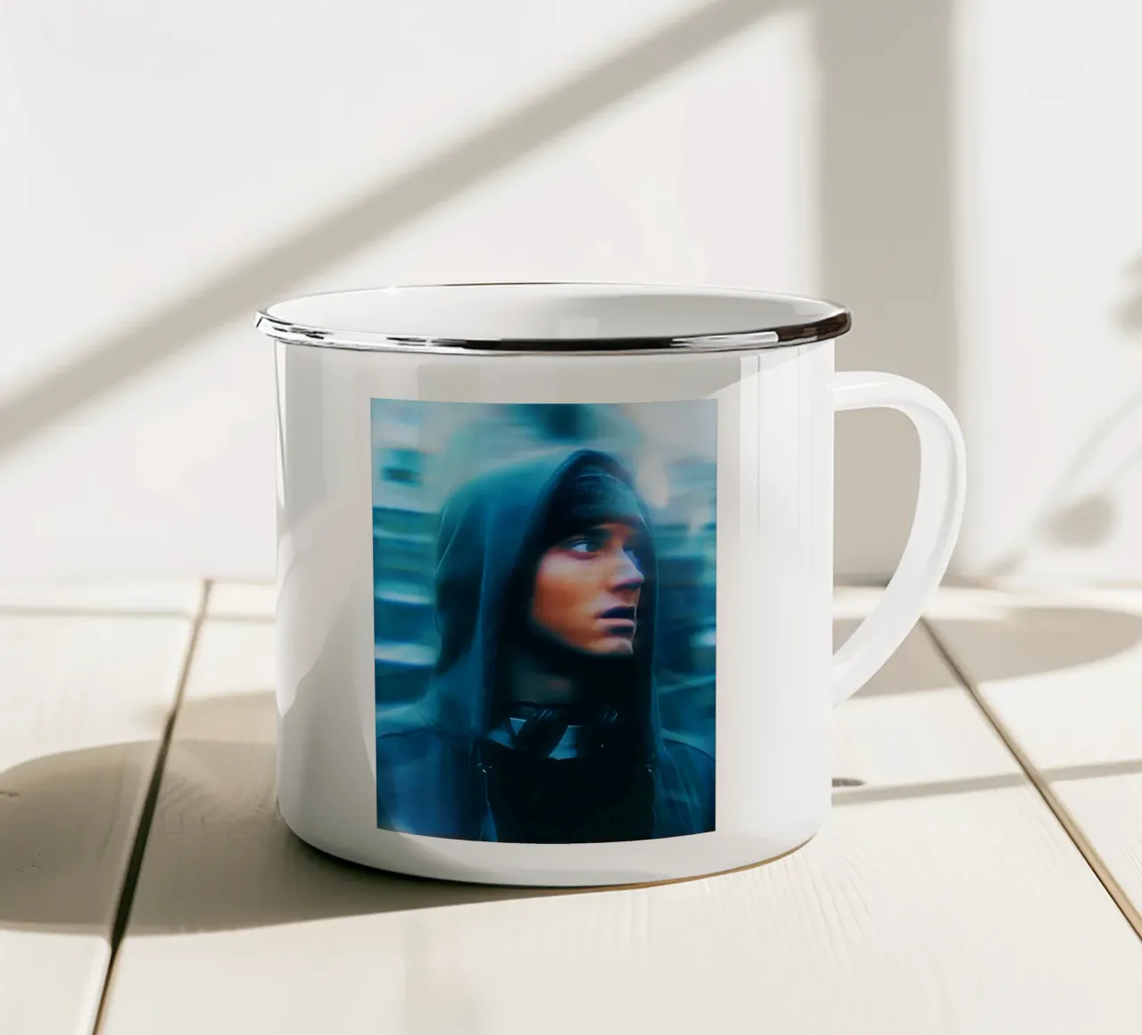 Eminem tazza in smalto da Low poly art
