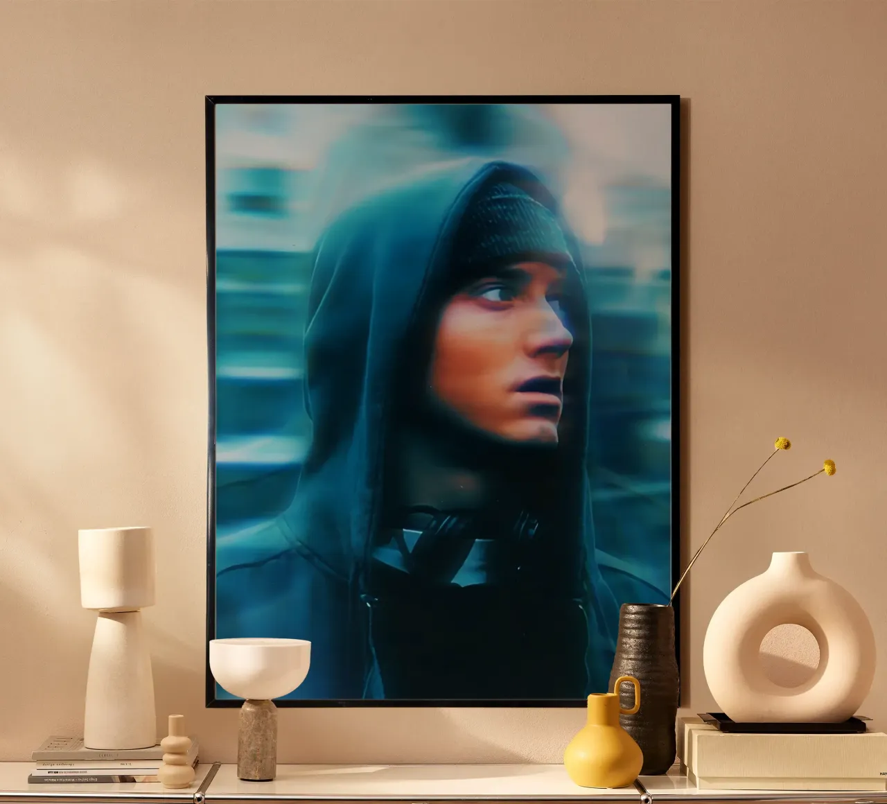 Eminem carta hahnemühle da Low poly art