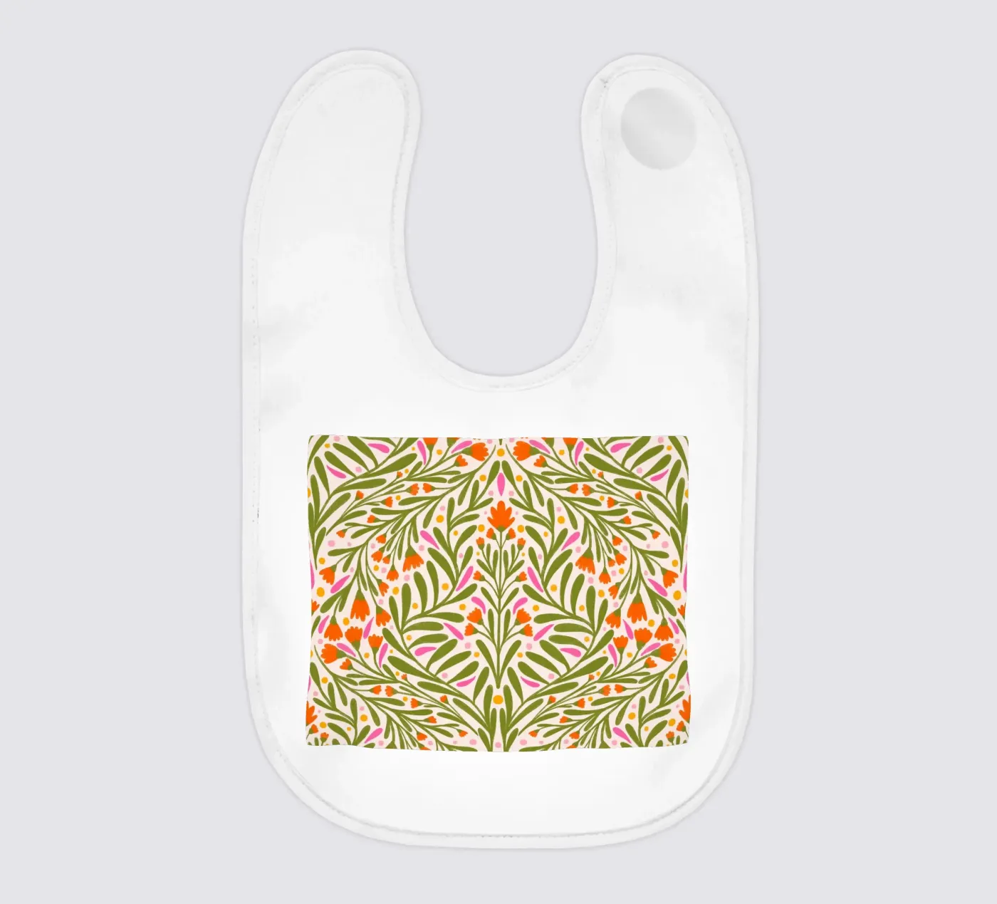 Motif de fleurs printanières bavoir de Wackapacka