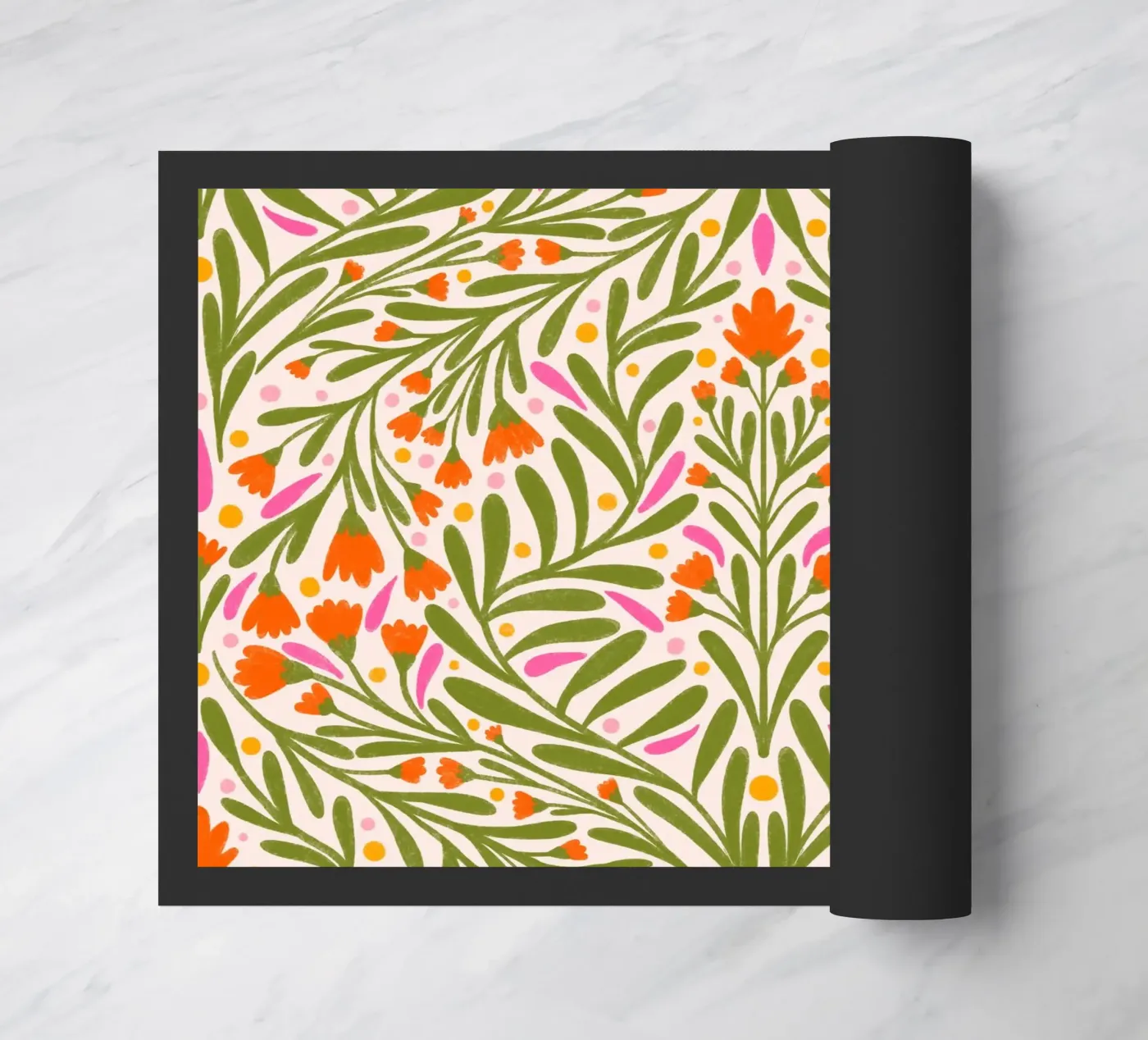 Motif de fleurs printanières paillasson de Wackapacka