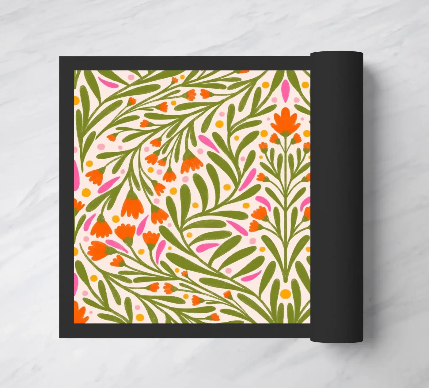 Spring flowers pattern paillasson de Wackapacka