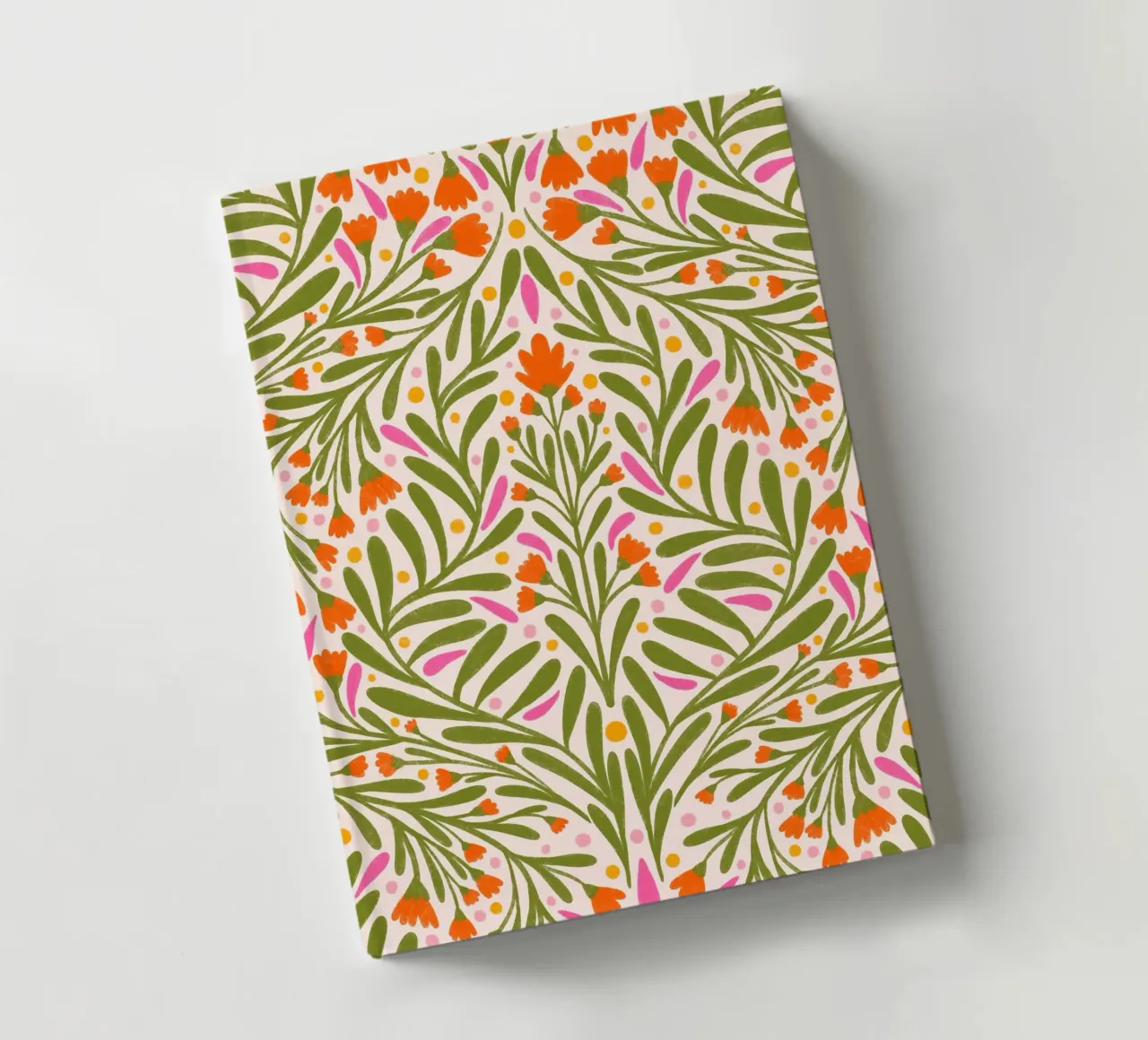 Spring flowers pattern notebook by Wackapacka