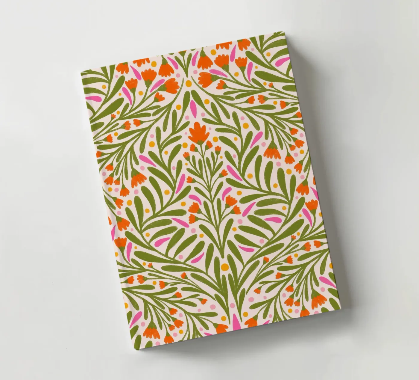 Motivo dei fiori di primavera quaderno da Wackapacka