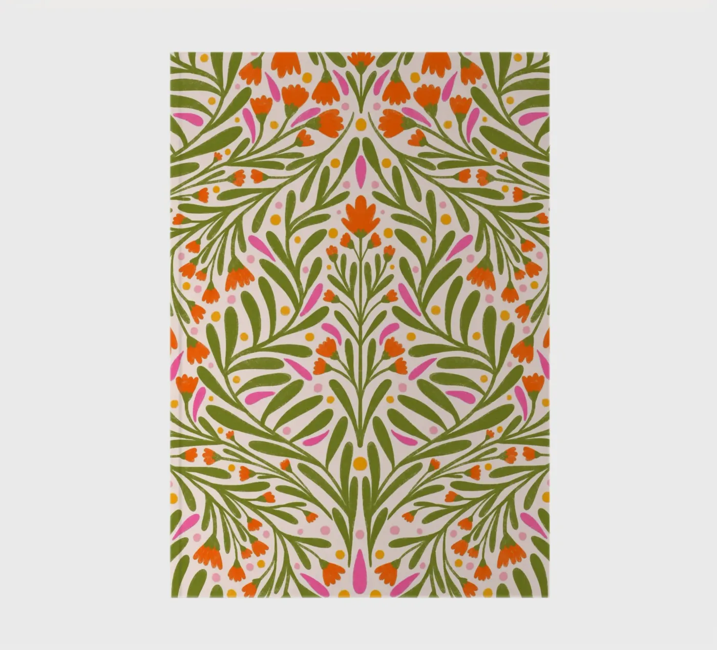 Motivo dei fiori di primavera quaderno da Wackapacka