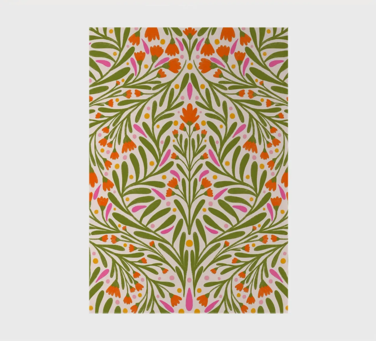 Spring flowers pattern notebook by Wackapacka