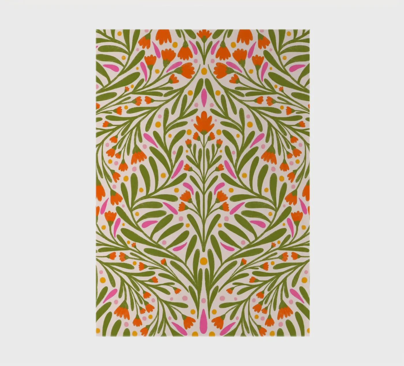 Motivo dei fiori di primavera quaderno da Wackapacka