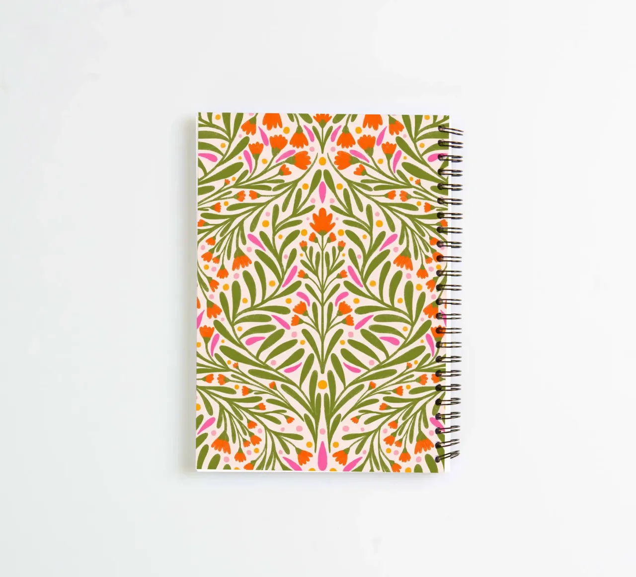 Spring flowers pattern spiral notebook by Wackapacka