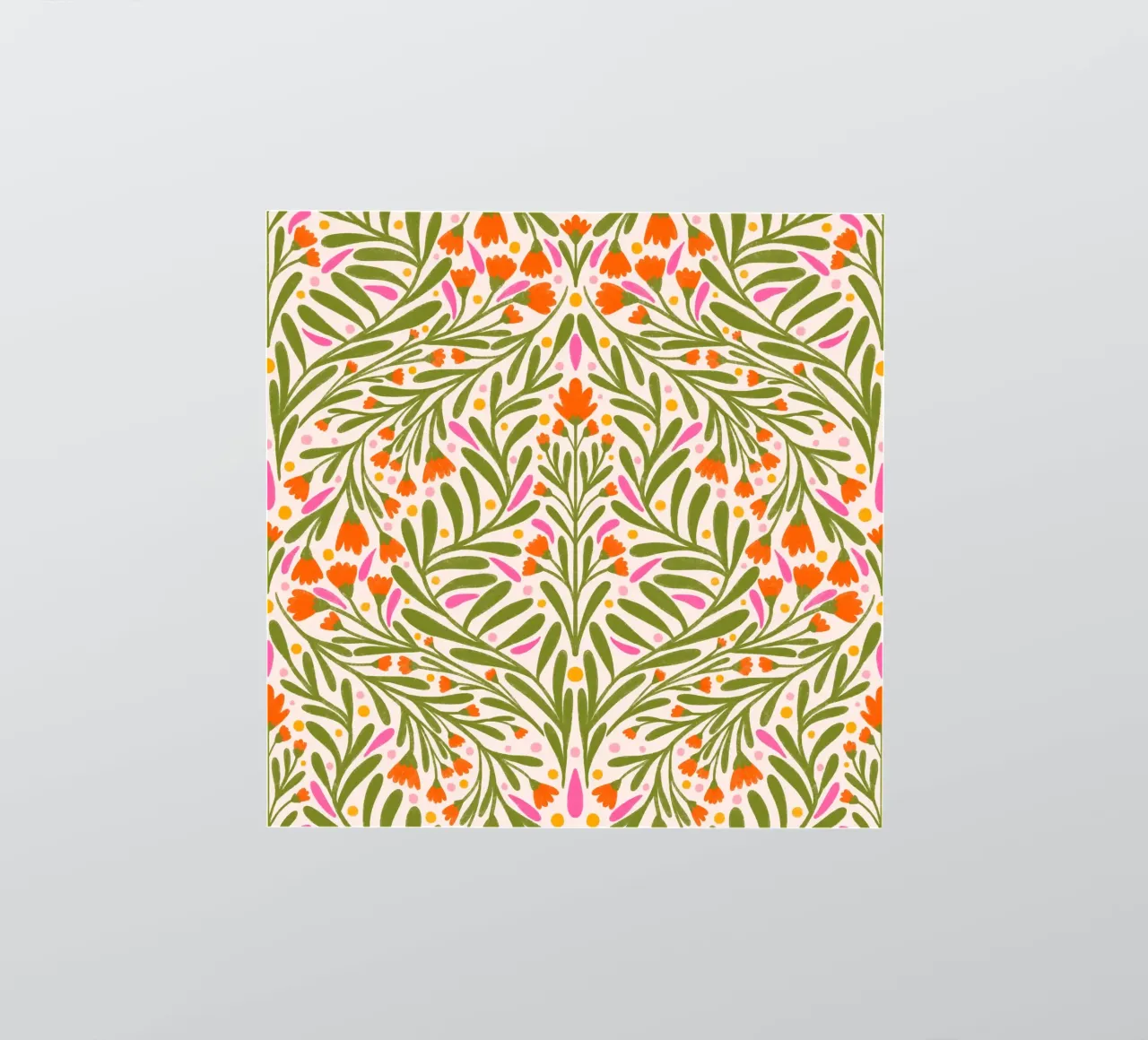 Spring flowers pattern adesivo da Wackapacka