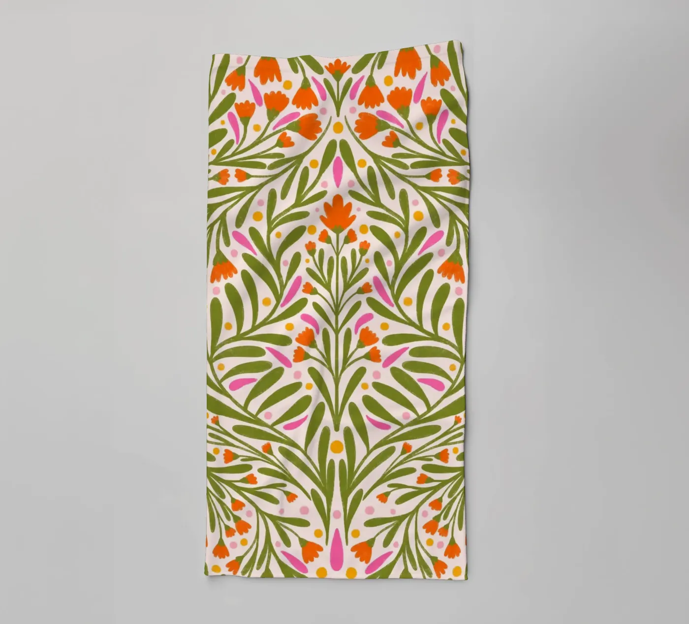 Spring flowers pattern asciugamano da bagno da Wackapacka