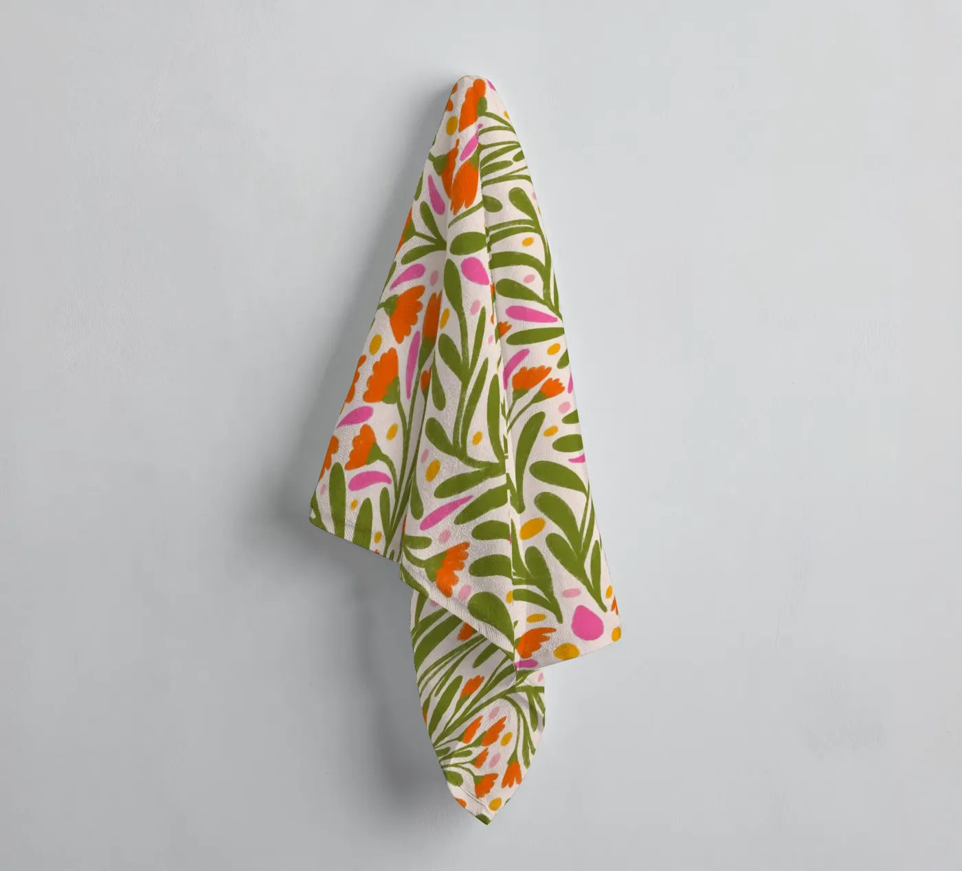 Spring flowers pattern Handtuch von Wackapacka