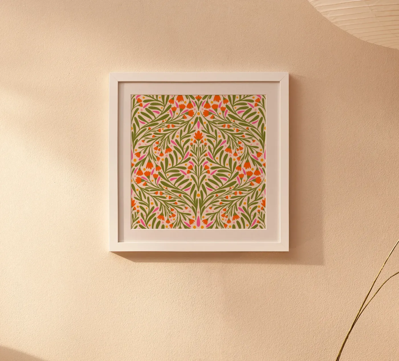 Spring flowers pattern poster da Wackapacka
