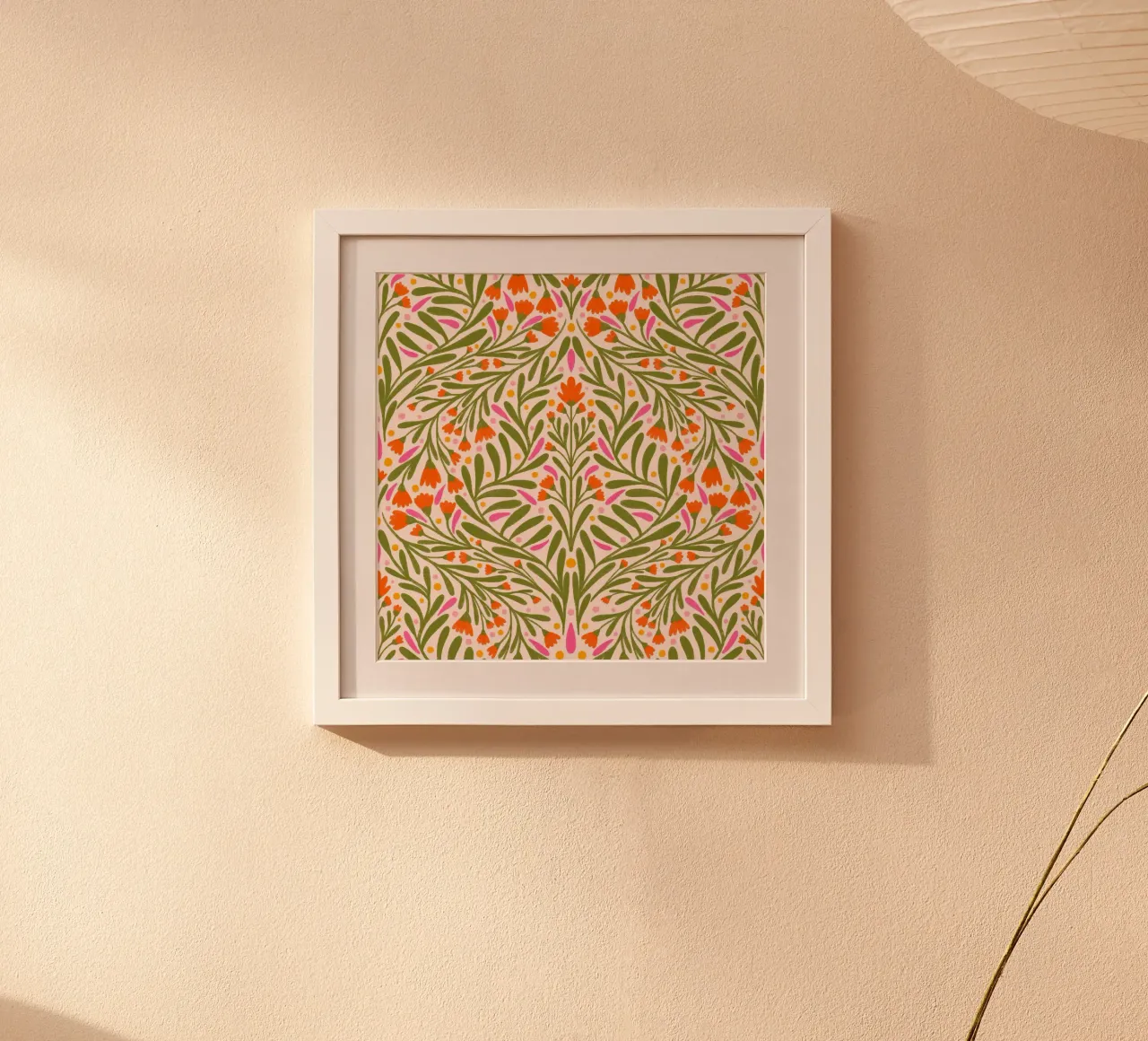 Spring flowers pattern poster by Wackapacka