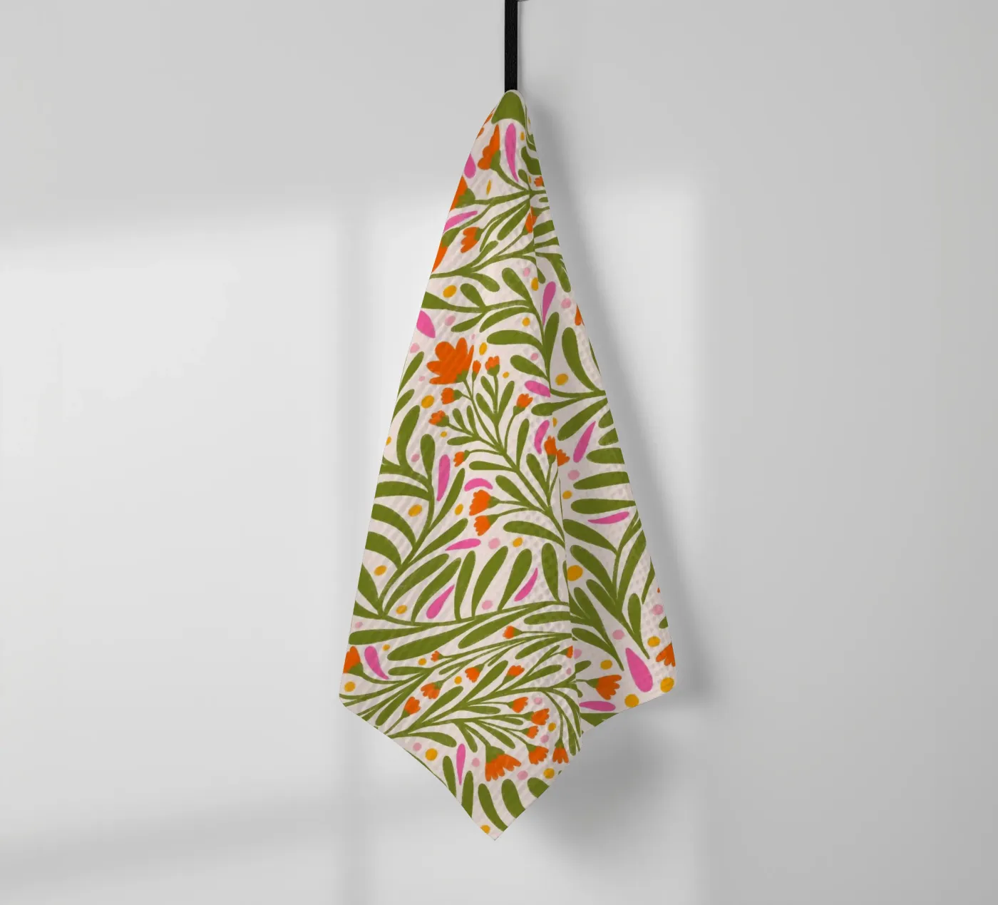 Frühlingsblumen Muster Geschirrtuch von Wackapacka