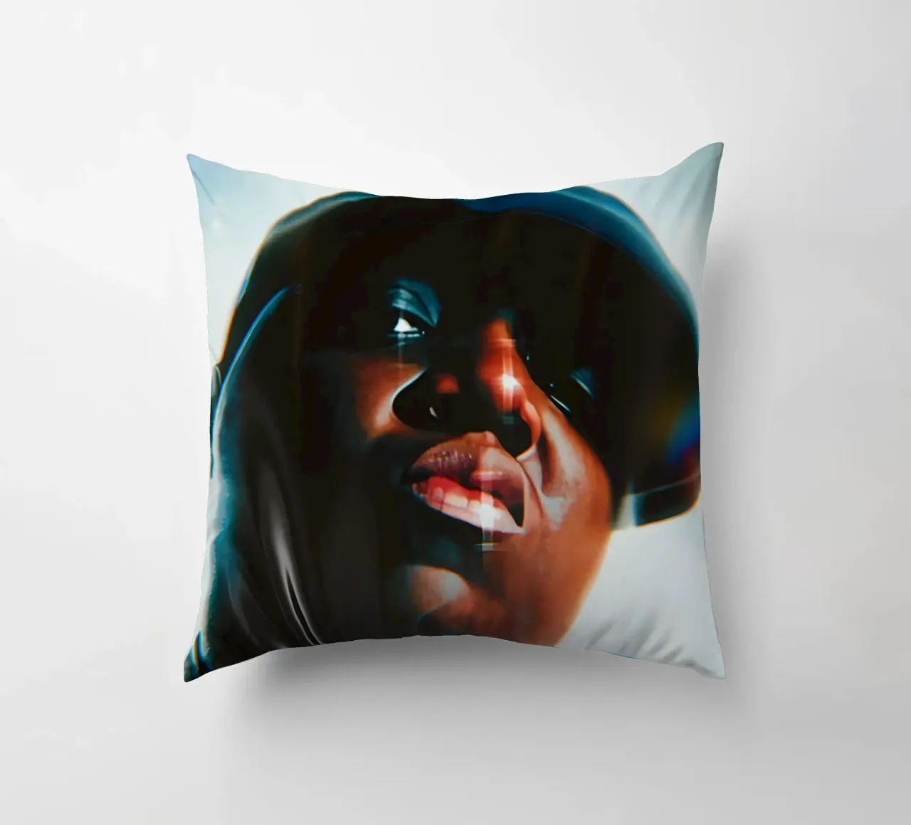 Biggię Smalls cuscino da Low poly art