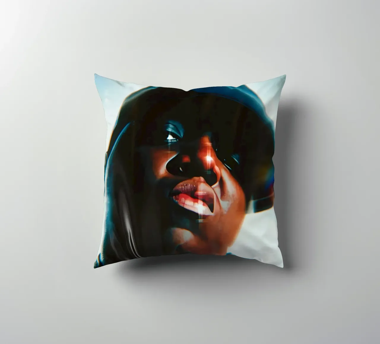 Biggię Smalls cuscino da Low poly art
