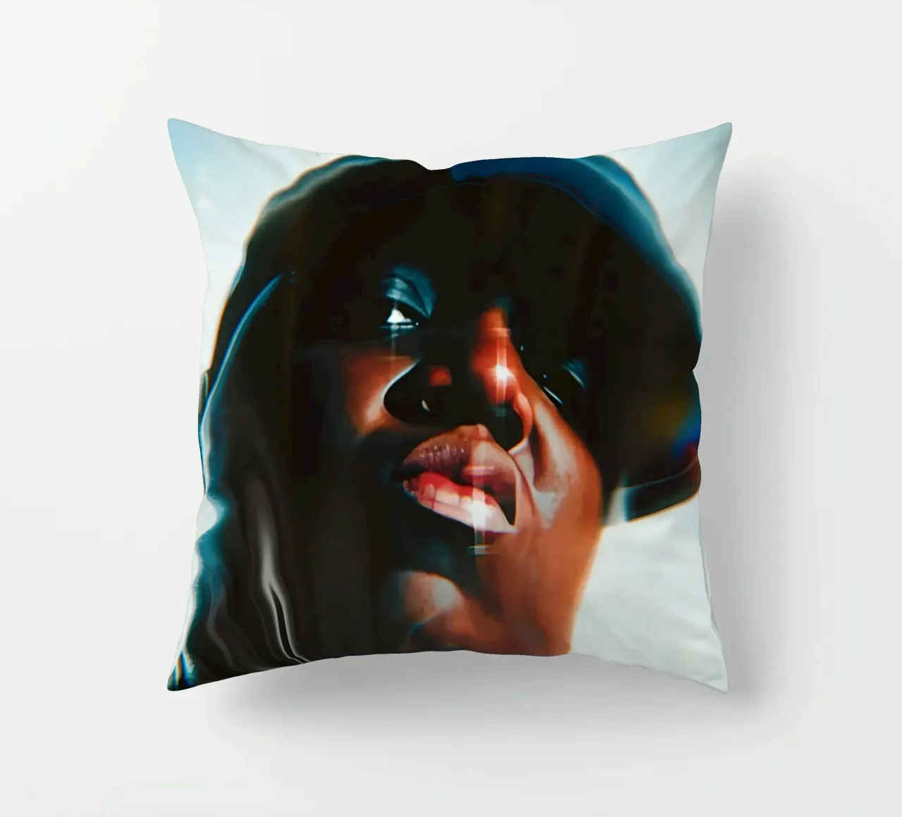 Biggię Smalls cuscino da Low poly art