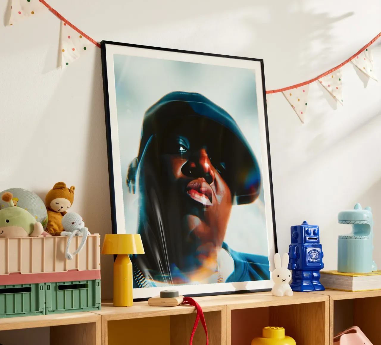 Biggię Smalls carta hahnemühle da Low poly art