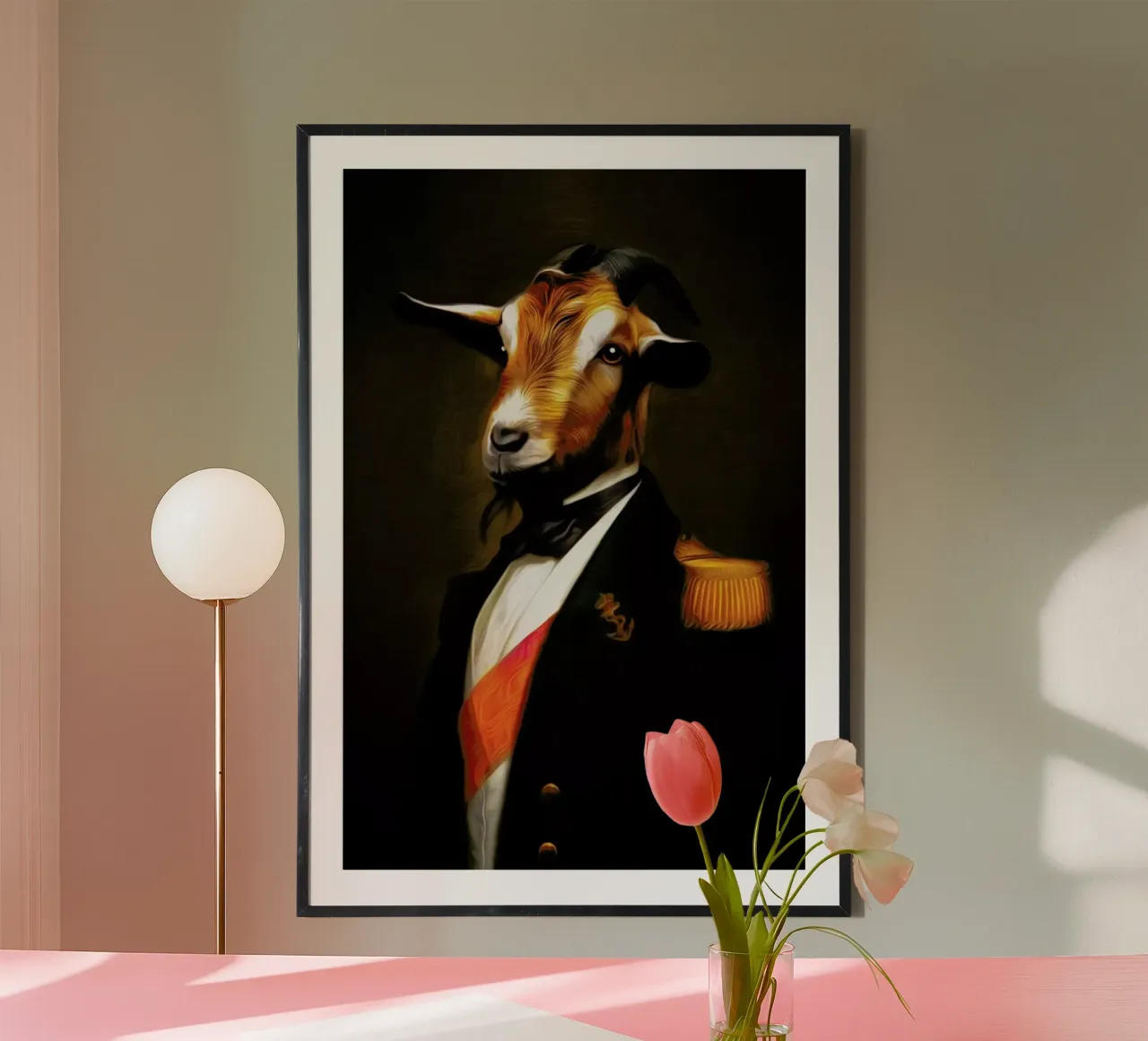 Dietrich poster con telaio in plastica da Tein Lucasson